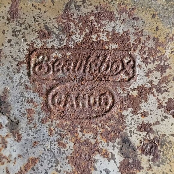 Antique 1920's Fairies In Moon Light Tin By Henry Clive Canco Beautebox Tin - Picture 11 of 12